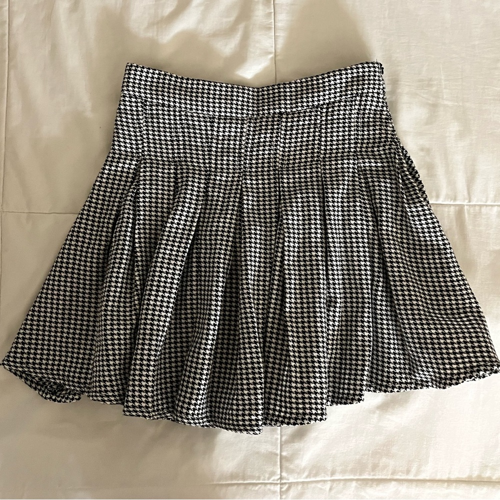 Mini pleated skirt